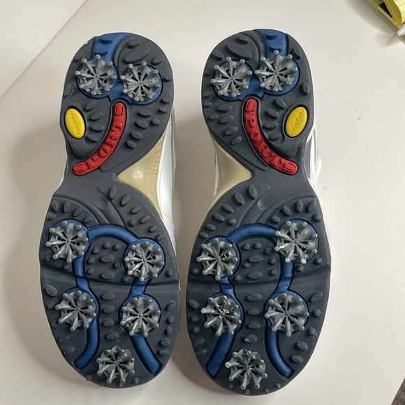 Footjoy ecomfort  98621 womens leather golf shoes with soft cleats in size 7.5 - Picture 3 of 9